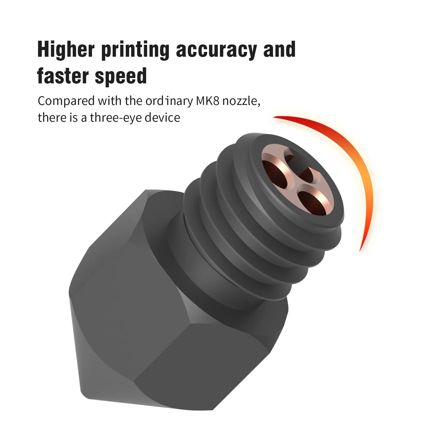 CHT MK8 Nozzles Hardend Steel 0.2/0.3/0.4/0.6/0.8mm