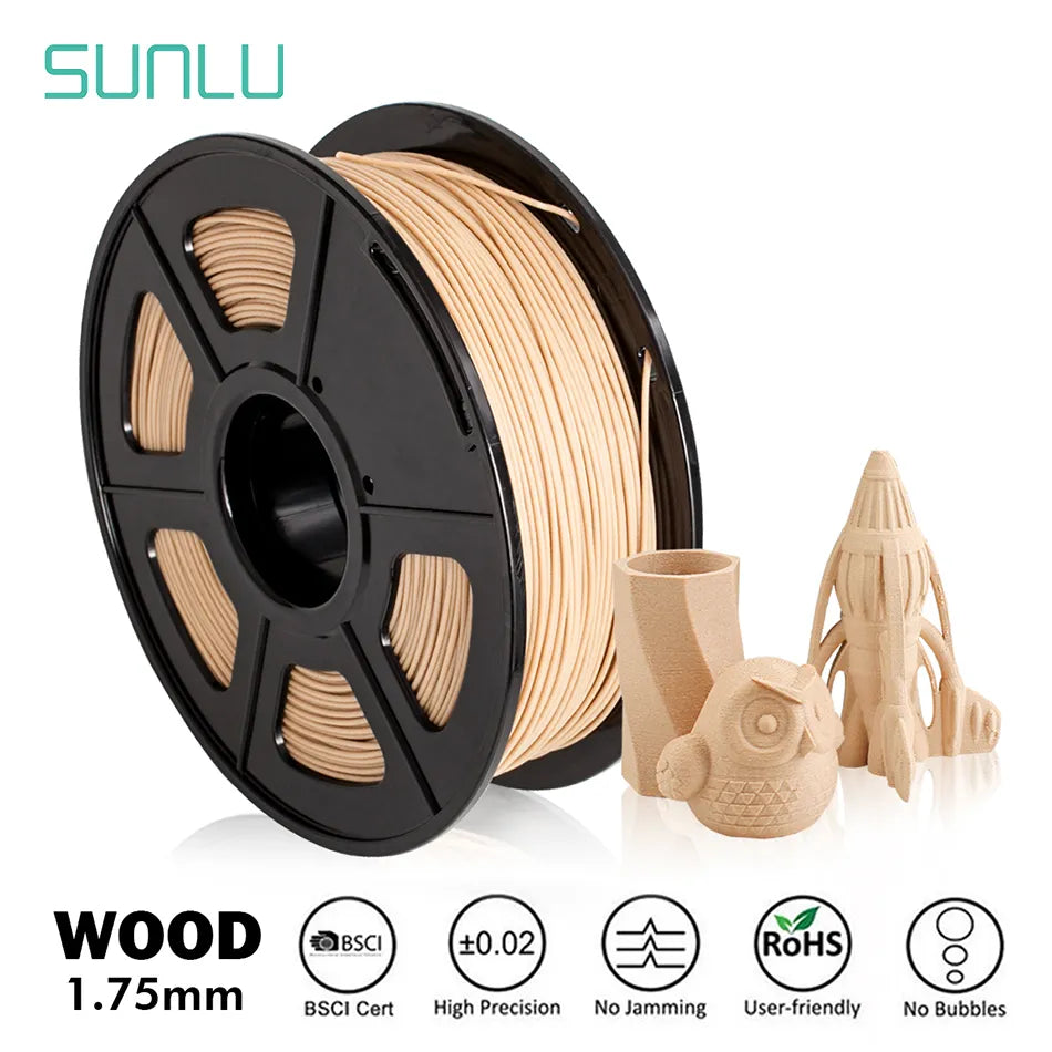 SUNLU WOOD 1KG PLA Filament